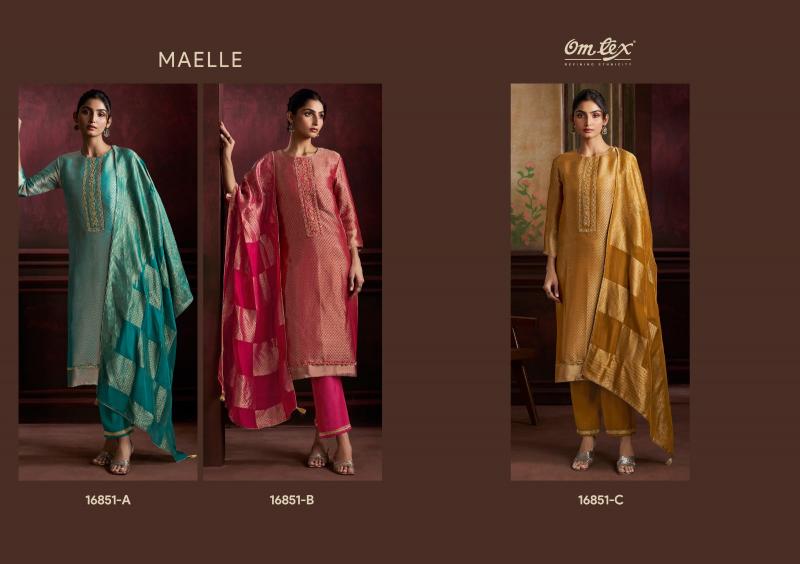Omtex maelle dress material wholesale dealers